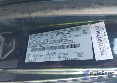 2006 Ford E-350 Super Duty Xl/Xlt z USA, uszkodzony, nr VIN 1FBSS31L56DA81466